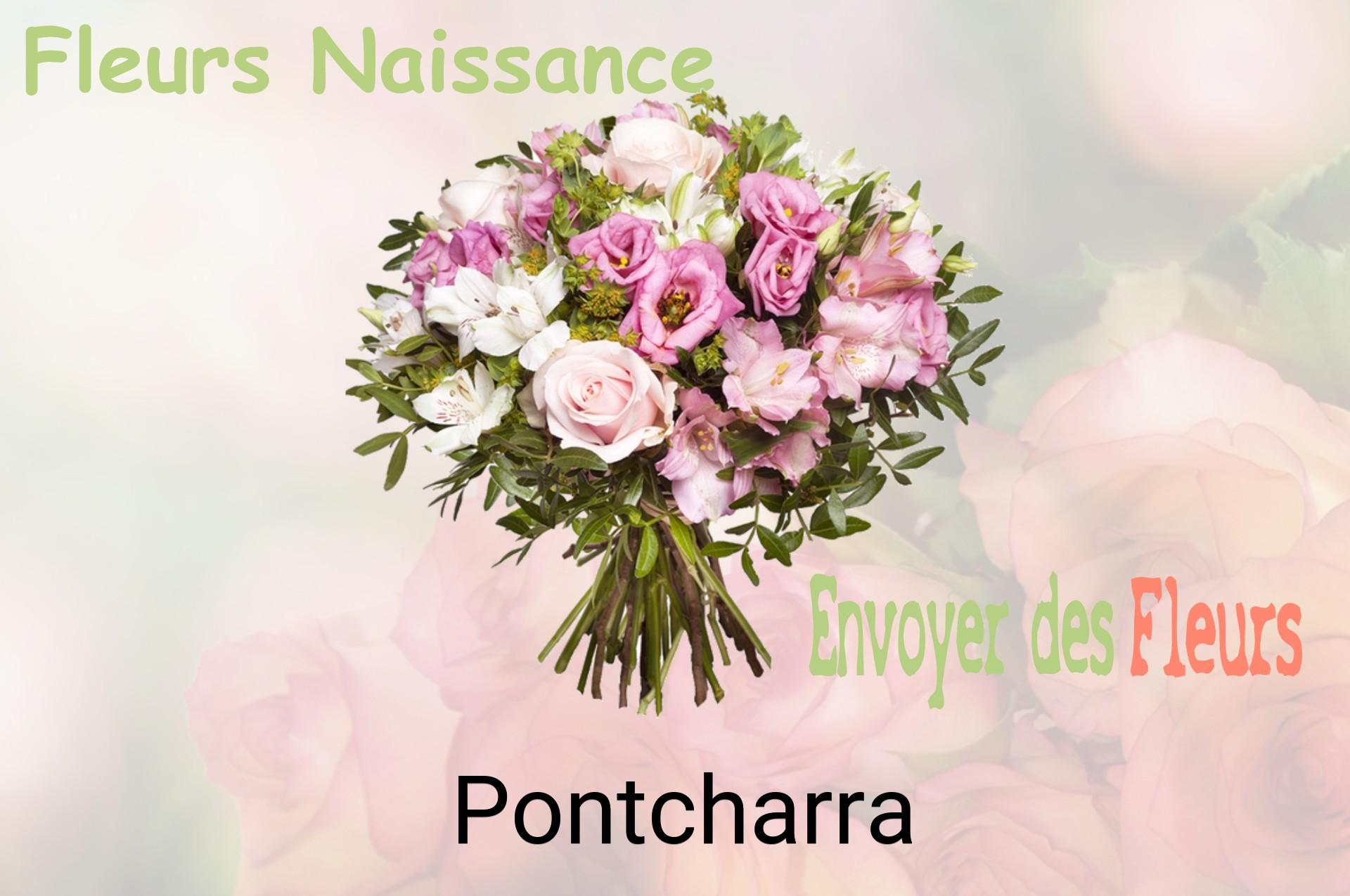 Bouquet de fleurs de naissance livré à Pontcharra